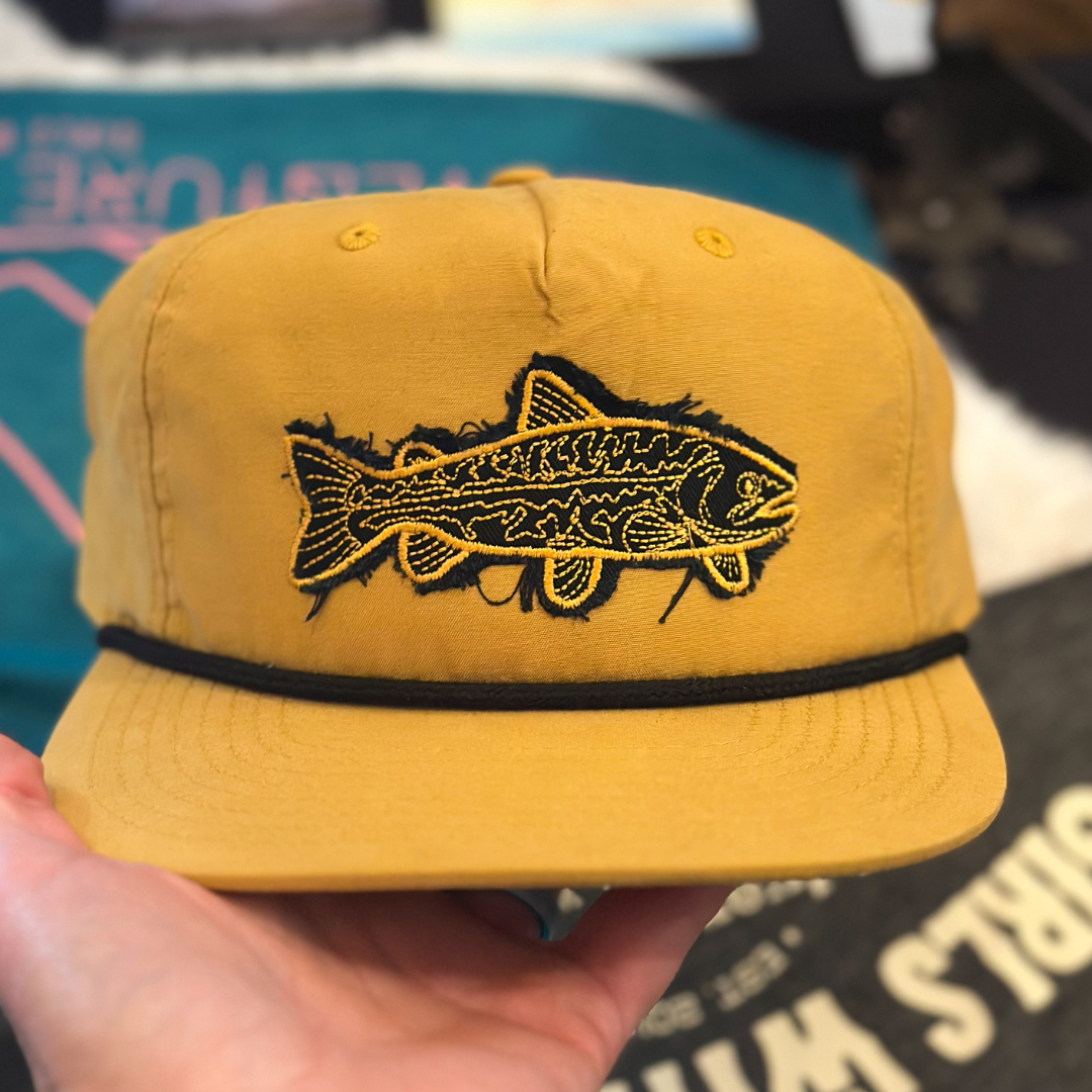 FISHIN' mustard hat