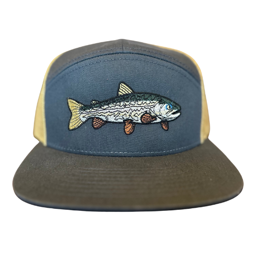 Trout Mustard + Grey 5 panel