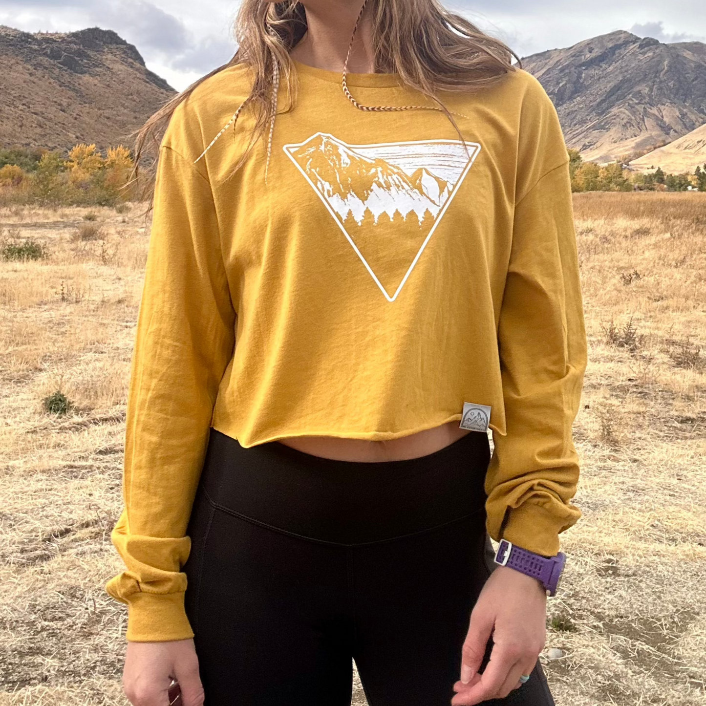 THE FALL long sleeve crop