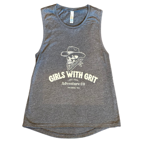 Bandita Dark Grey Muscle Tank