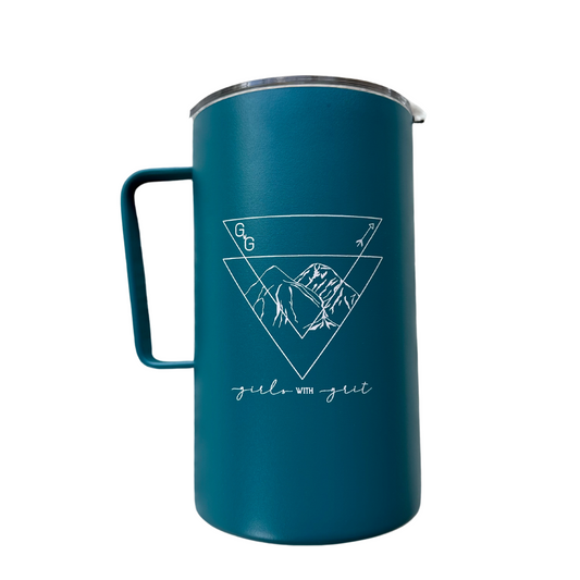 Dark Teal Girls with Grit 20 Ounce Miir Camp Cup