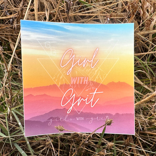 GIRL WITH GRIT sticker